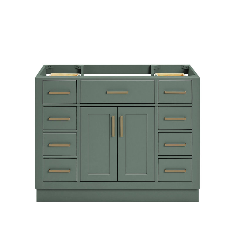 42" Single Bathroom Vanity Base only, Vintage Green