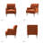 Wilkey Armchair with Tufted Back with Solid Wood Legs-2076808896