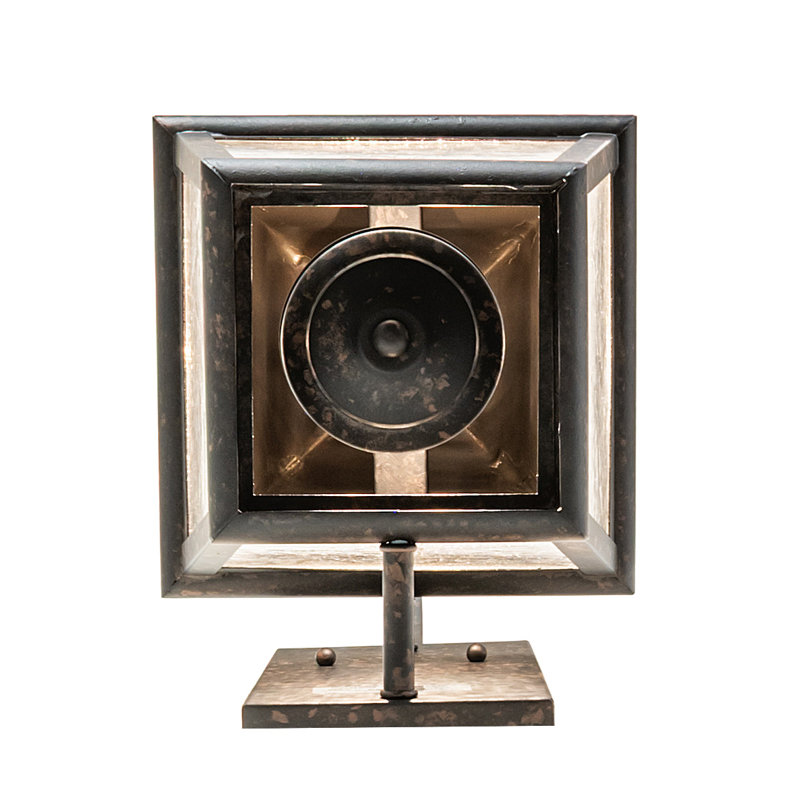 2 - Light Armed Sconce, 21" H x 9" W x 10.5" D, Coffee Bean