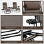 Ensemble de chaises pliantes inclinables