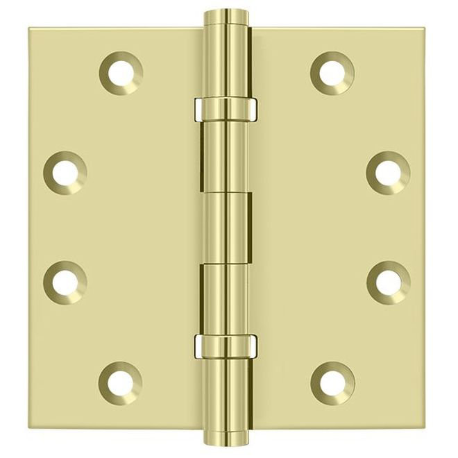 102'' x 102'' Butt Bearing Hinge, Unlacruered Brass