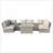 Outdoor Wicker Seating Group For 4 – Pre-Assembled With Cushions