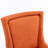 Byadbo Thickened Fabric Chairs With Solid Wood Legs And Bronze Nail Head-399985076