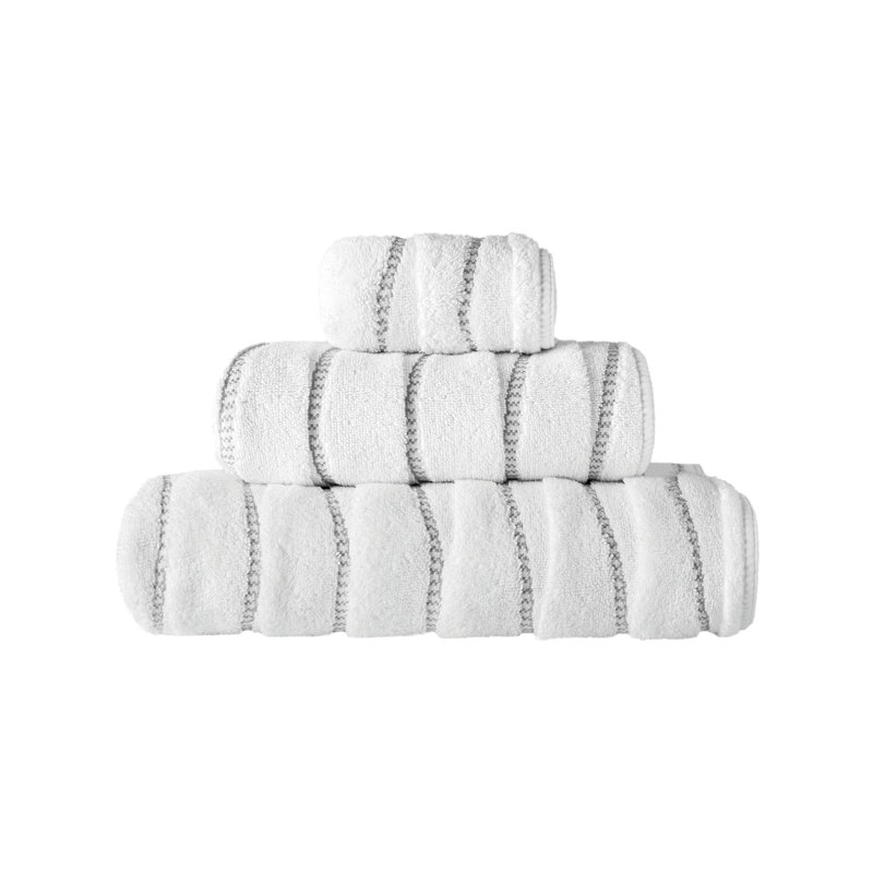 Opera Jacquard Bath Towel, White, Bath Sheet, Extra Large