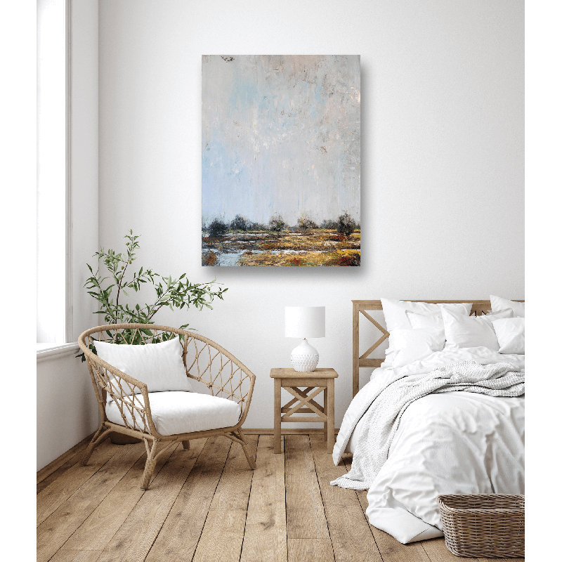 Shem Creek Print by John Beard, Brown Framed Canvas, 49.5" H x 37.5" W x 1.75" D