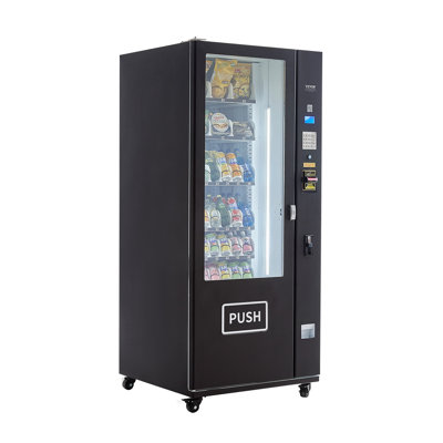 36 Slots Combo Vending Machine ICT Bill/Coin Acceptor Refrigerated Drink Snack