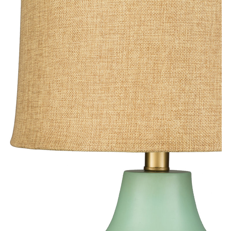 Lampe de table 27 po Belew, Turquoise