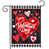 Saint-Valentin rouge et noir