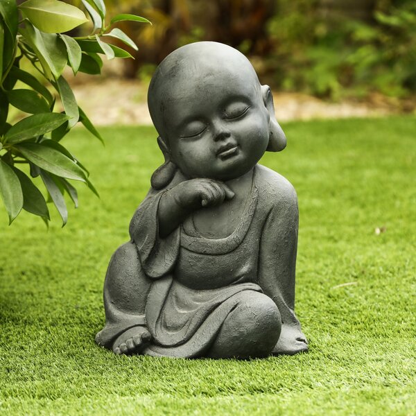 Bungalow Rose Eire-Martina Buddhas Magnesium Oxide Garden Statue ...
