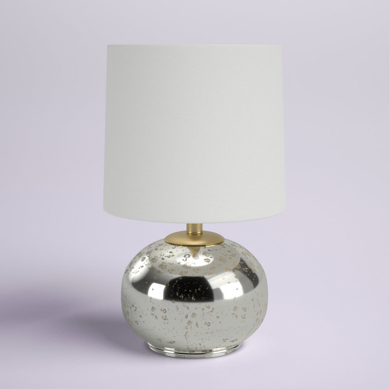 Lampe de table en verre métallique Topsham