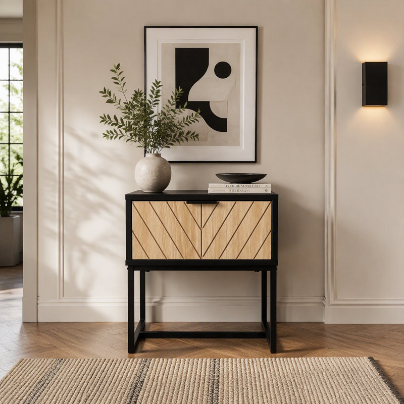 Console d'entrée compacte avec tiroir de rangement