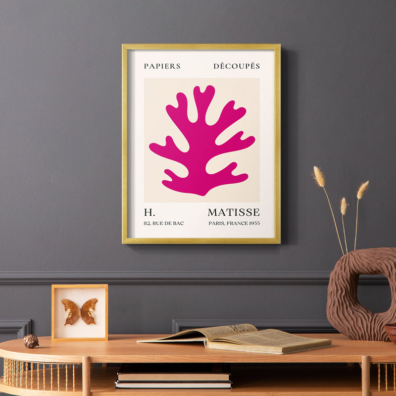 Matisse CLXI, reproduction encadrée - bois massif, H 14 po x l 11 po