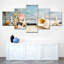 Ensemble de 5 coquillages sur toile Boardwalk-1911541484