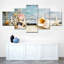 Ensemble de 5 coquillages sur toile Boardwalk-1911541487