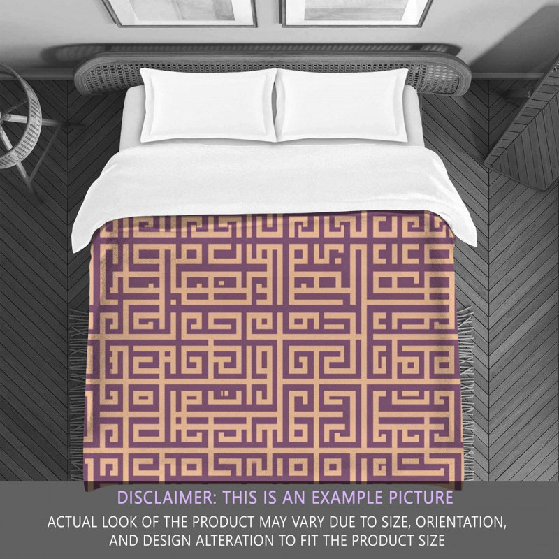 Polyester Geometric Shapes Comforter, Twin Extra Long Comforter