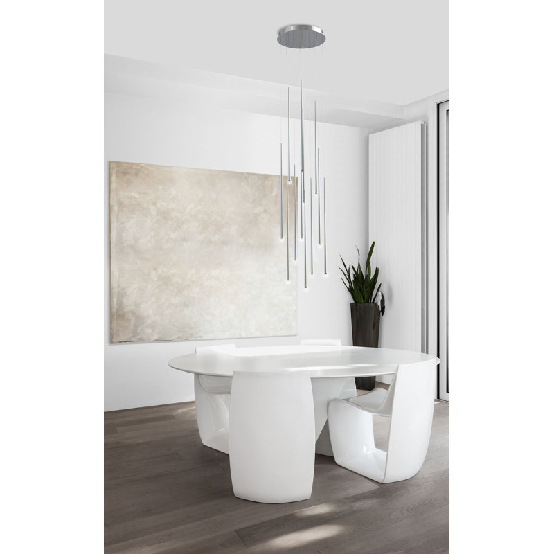 1 - Light Simple Cone LED Pendant, White
