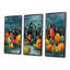 Ensemble de reproductions d'art mural orange et vert Toronto-107192128-107192132