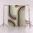 Multi-Colored Mixed Stripe Patterned Creative Modern Decorative Rug-1112816050