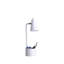 Lampe de bureau compacte 20 po en métal blanc