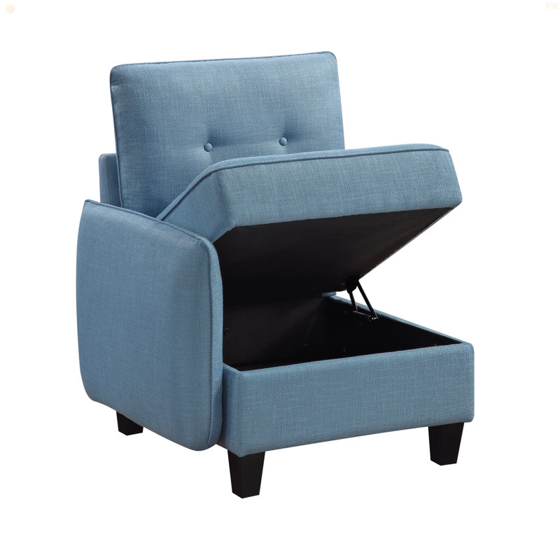 Living Room Furniture One-Arm Chair with Hidden Storage