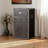 Klemperer Accent Cabinet, 1-Cabinets, 1-drawer, Silver/Grey 28.00'' H X 16.10'' W X 13.65'' D