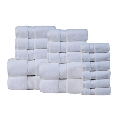 Ensemble de serviettes 100% coton 18 pièces