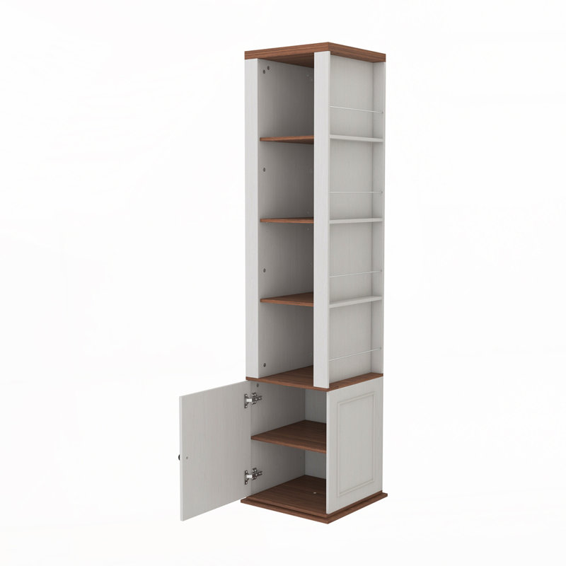 Armoire de rangement rotative à 360 ° avec miroir pleine longueur