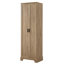 Armoire de rangement avec deux portes pour salle de bain, bureau, tablette réglable, panneau de fibres à densité moyenne-1161262831