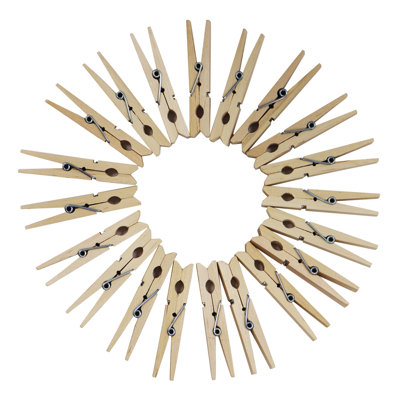 Solid Wood Clothes Pin