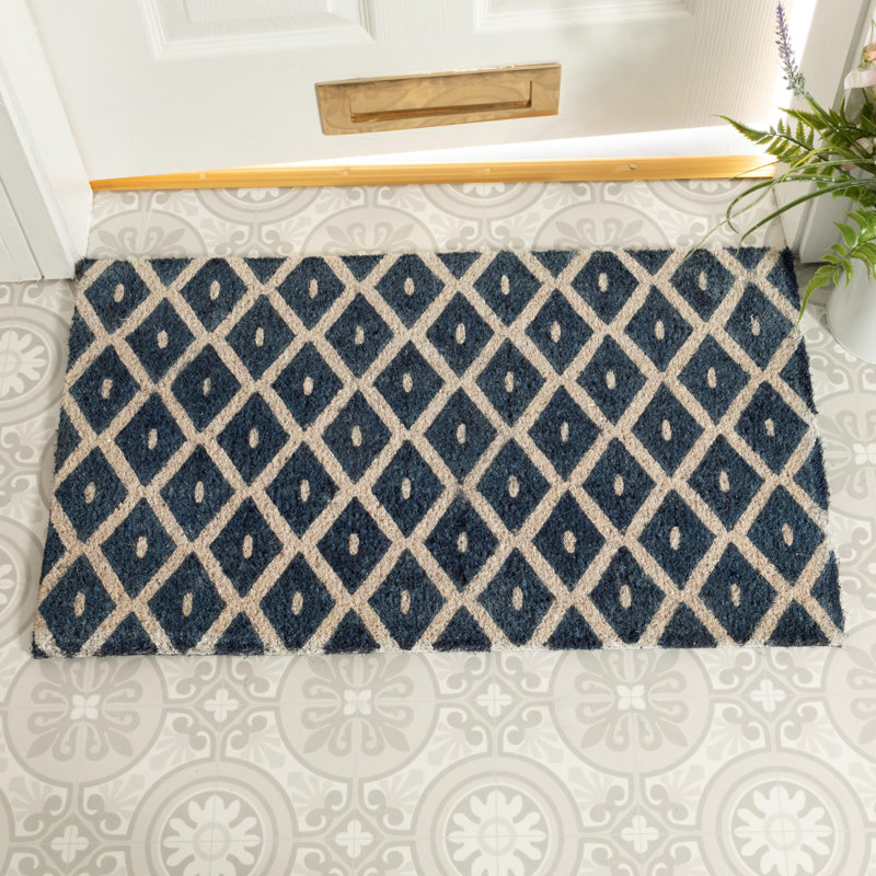 Non-Slip Geometric Indoor / Outdoor Doormat