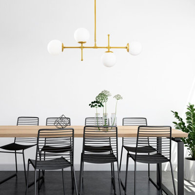 Mirari 4 - Light Gold Kitchen Linear Pendant