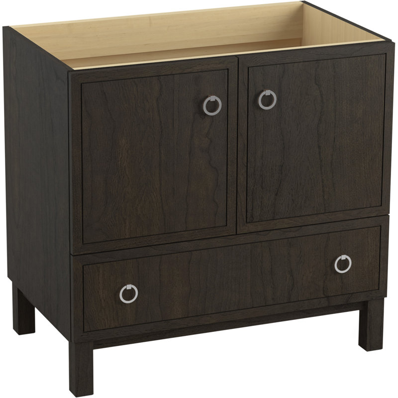 Jacquard Vanity With Quartz Countertop Sink, Felt Gray