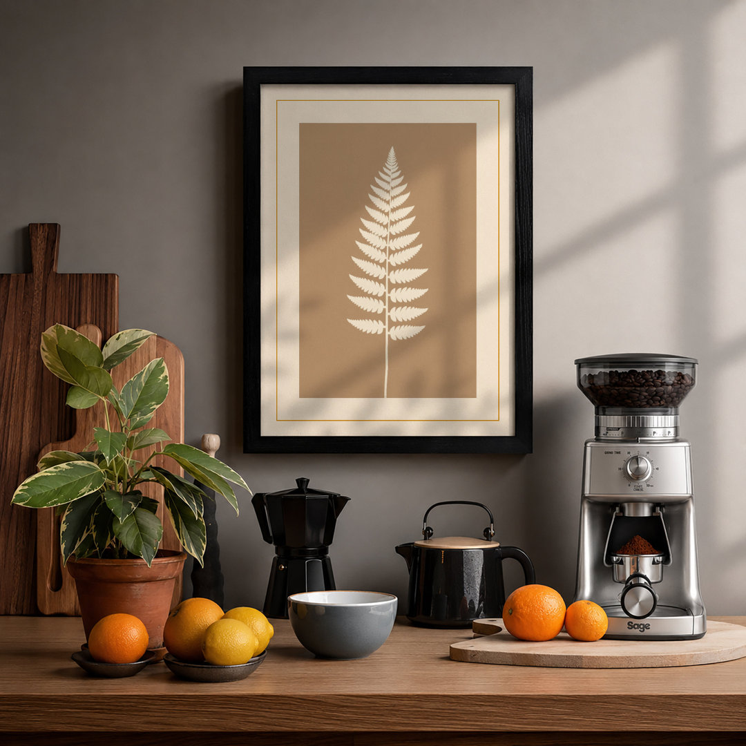 Fern Frond Botanical - Framed Print