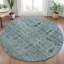 Tapis bleu sarcelle lavable à la machine intérieur / extérieur Xhevrie-111946620