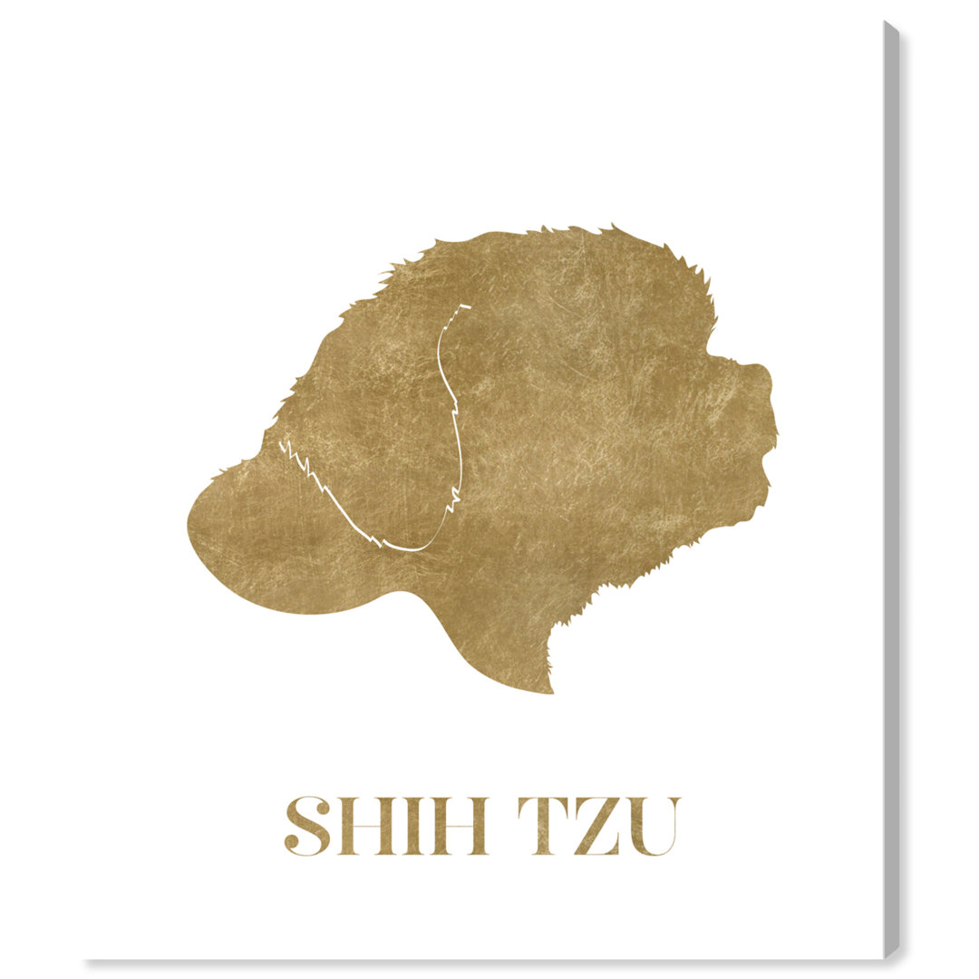 'Shih Tzu' Graphic Art on Wrapped Canvas