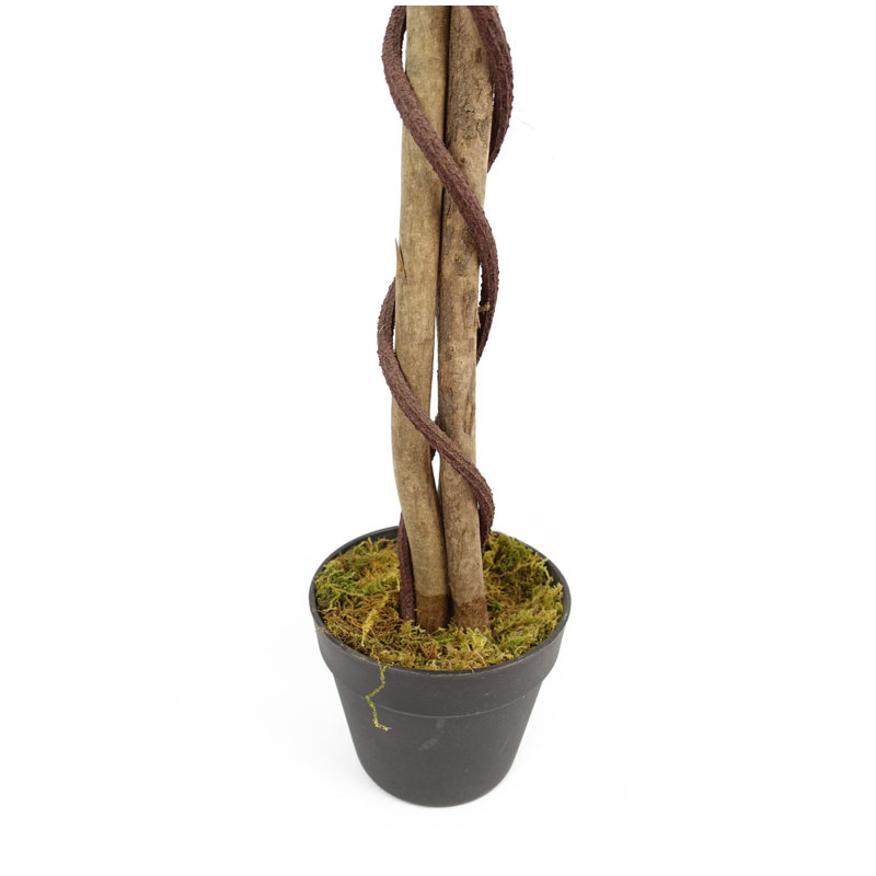 150cm Faux Tree in Pot Liner, White