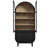 Nyx Arched Display Cabinet In Black
