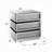 Darrington Mirrored Glass Top 3 - Drawer End Table