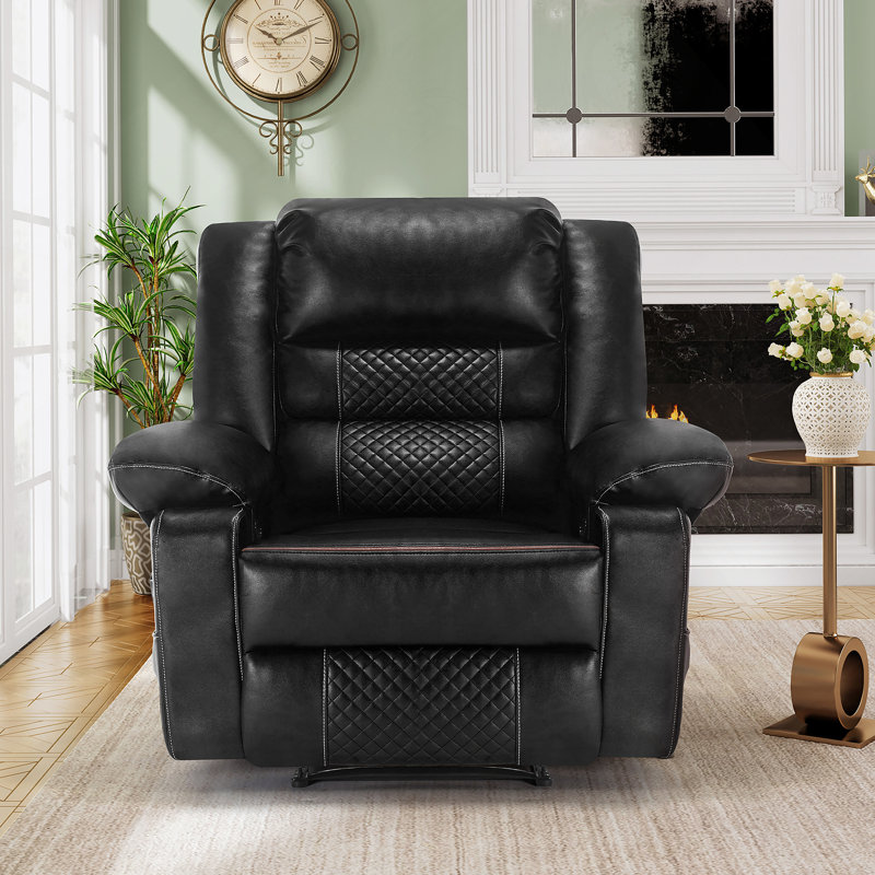 Fauteuil inclinable de massage en cuir respirant