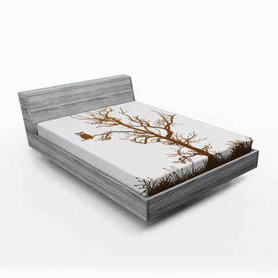 Owl Microfiber Fitted Sheet