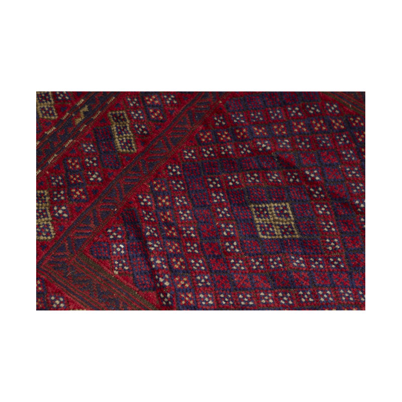 Hand-Knotted High-Quality Red Area Rug
