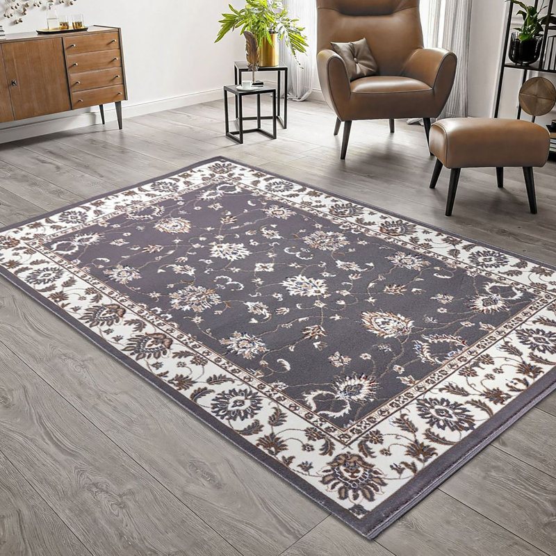 Gewirtz-Tapis turc-GRIS, Rectangle 5 pi 3 po x 7 pi 2 po