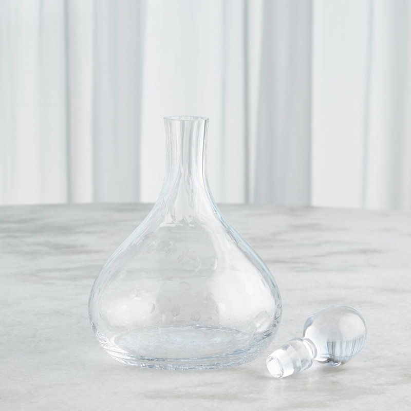 Hamish Decanter-Clear Seeded, Clear