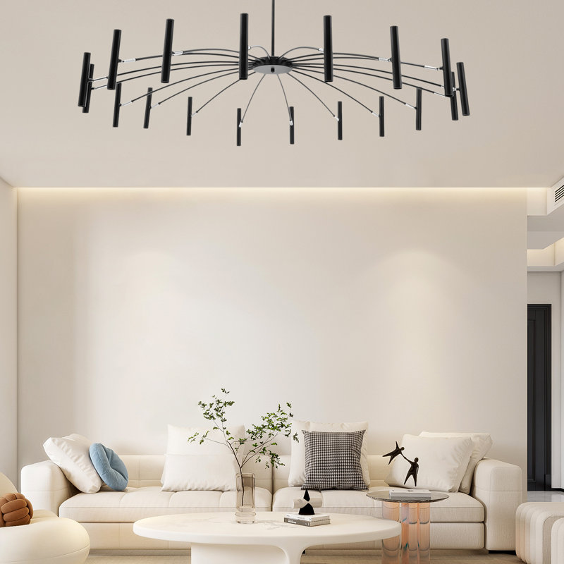Luminaire suspendu en métal 57 po