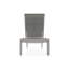 Leeward Sling Marine Grade Polymer Lay-flat Stacking Armless Long Frame Chaise with Wheels-1424787245-1424787263