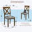 Dining Chairs Set For 4,Kitchen Chair With Padded Seat, Side Chair For Dining Room-1361544034