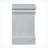 Platinum 2-Drawer Nightstand with Brushed Nickel Handles-2135429708