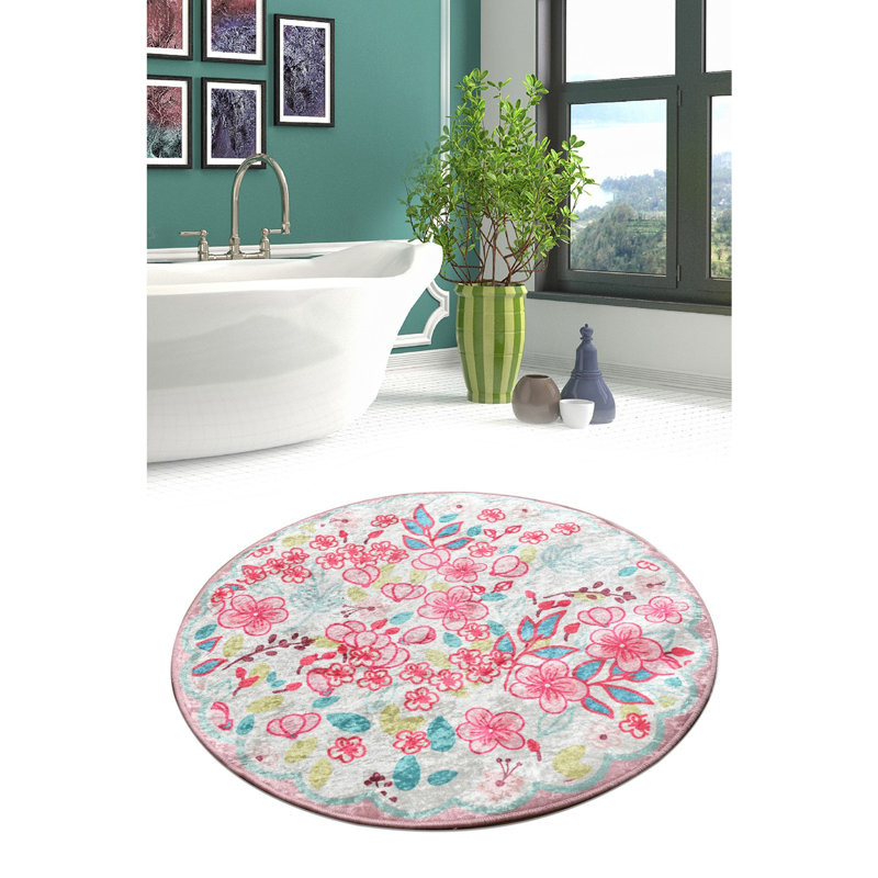 Raquel Nylon Non-Slip Bath Rug