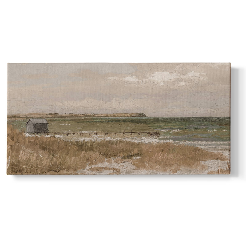 Série nautique-CCCCXVI- Toile tendue avec châssis - Prêt à accrocher, H 16 po x l 32 po