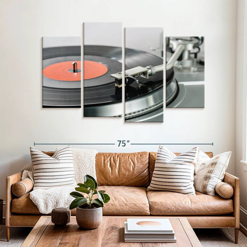Abarca Vinyl Record Player, 42" H x 68" W